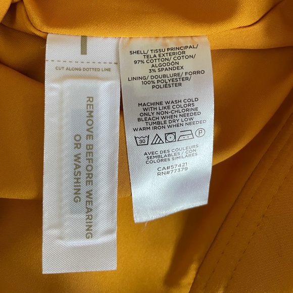 Ann Taylor Doubleweave Button Tab A-Line Skirt - Picture 5 of 5